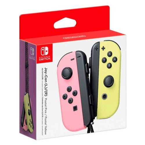 Joy-Con Nintendo Switch (Rosa Y Amarillo Pastel)