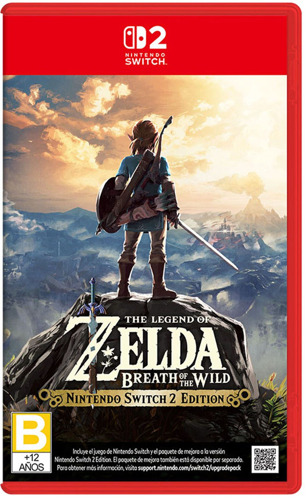 Nintendo Switch 2 The Legend Of Zelda Breath Of The Wild Upgrade Pack