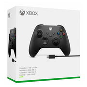 Control Inalambrico Xbox Series X - Carbon Black + Cable Usb