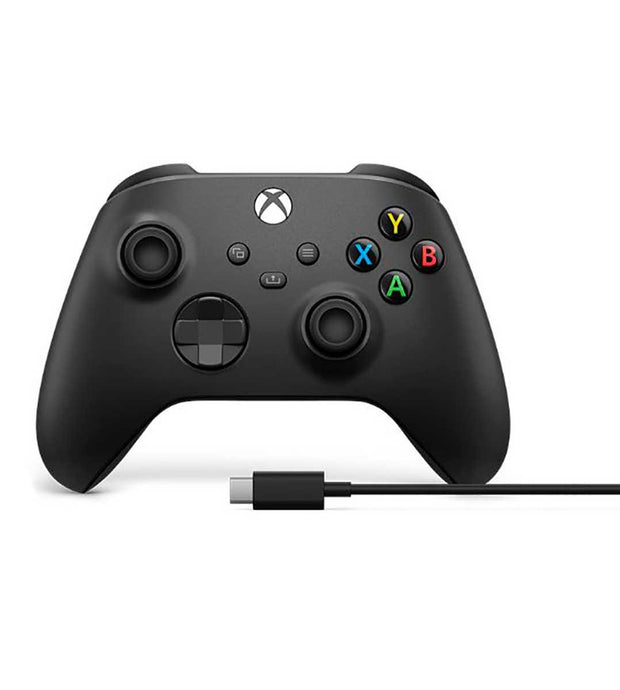 Control Inalambrico Xbox Series X - Carbon Black + Cable Usb