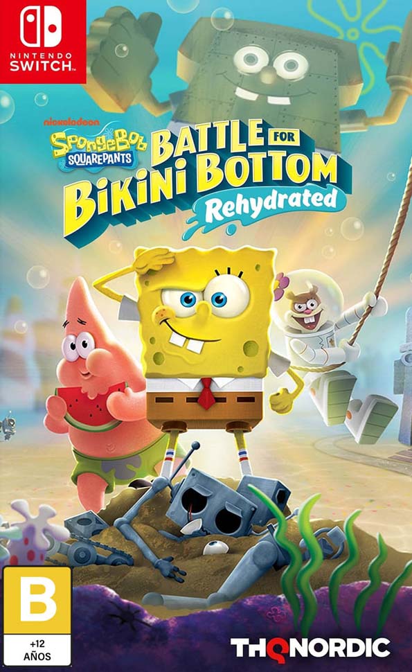Nintendo Switch Spongebob Squarepants: Battle For Bikini Bottom Rehydrated