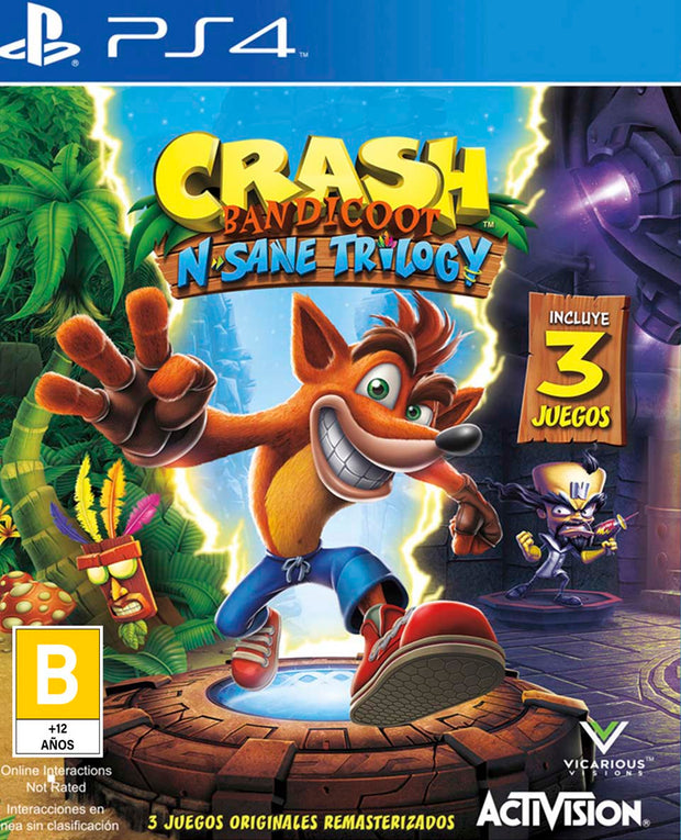 Ps4 Crash Bandicoot N Sane Trilogy