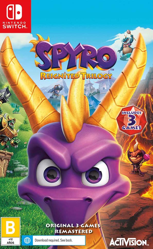 Nintendo Switch Spyro Reignited Trilogy
